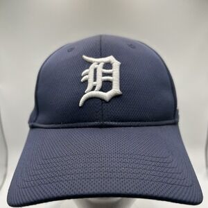 OC SPORTS HAT DETROIT TIGERS TEAM MLB OSFM NAVY BLUE W TRADITIONAL OLD ENGLISH D